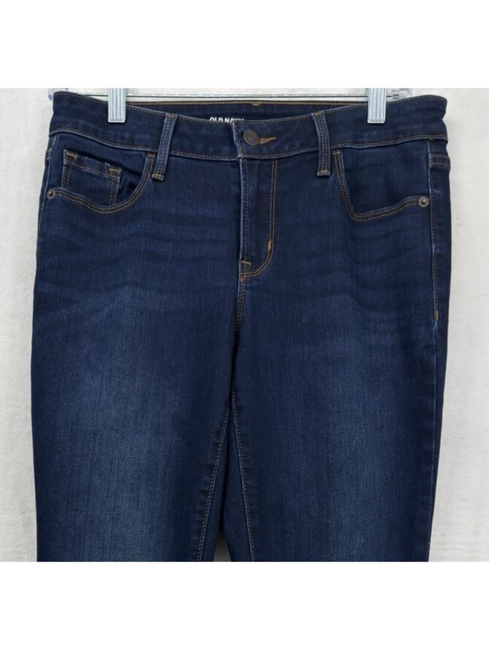 Old Navy Mid Rise Kicker Bootcut Jeans 4 Dark Blue Womens Denim Boot Cut